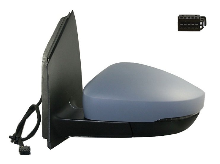 Retrovisor izquierdo eléctrico, térmico, imprimado + piloto Gran ángulo rectangular VOLKSWAGEN POLO  pour VOLKSWAGEN POLO  Retrovisor izquierdo eléctrico, térmico, imprimado + piloto Gran ángulo rectangular VOLKSWAGEN POLO  pour VOLKSWAGEN POLO