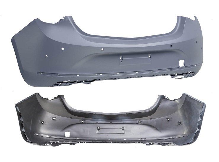 Acceder a la pieza Parachoques trasero imprimado + 6 sensores 5ptas