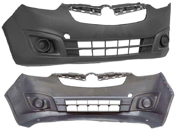 Acceder a la pieza Parachoques delantero negro