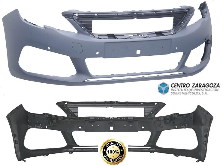 Parachoques delantero imprimado para 4 sensores PEUGEOT-308 pour PEUGEOT 308  pour PEUGEOT 308