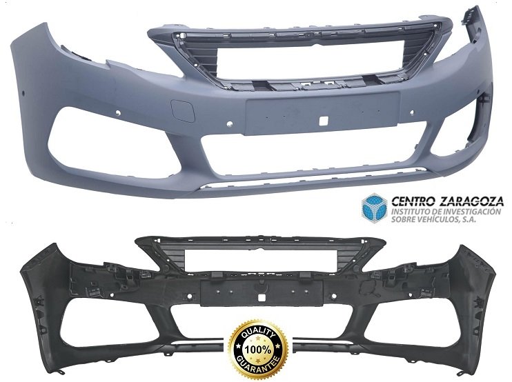 Parachoques delantero imprimado para 6 sensores PEUGEOT 308  pour PEUGEOT 308 Parachoques delantero imprimado para 6 sensores PEUGEOT 308  pour PEUGEOT 308