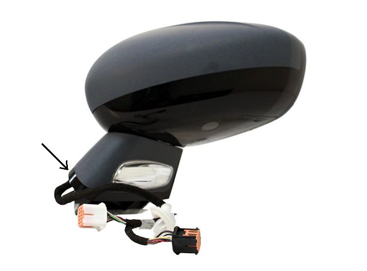 Retrovisor izquierdo eléctrico, térmico, abatible imprimado + piloto + cortesia + memoria pour CITROEN DS4  Retrovisor izquierdo eléctrico, térmico, abatible imprimado + piloto + cortesia + memoria pour CITROEN DS4