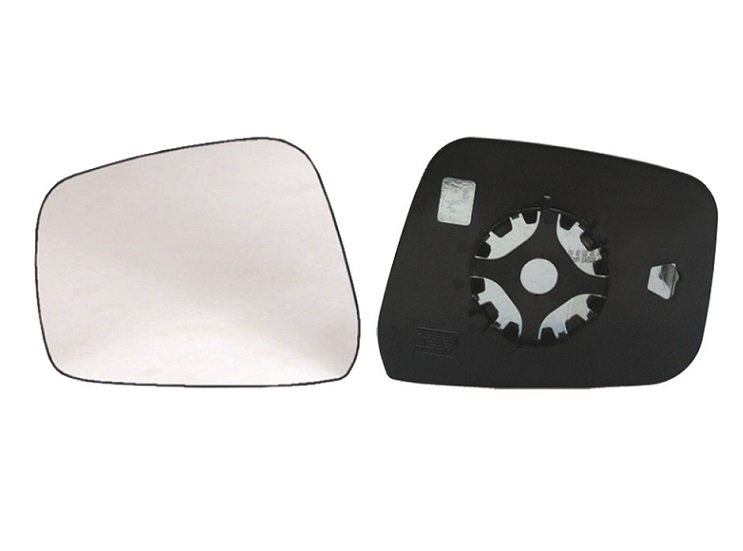 Cristal + soporte retrovisor derecho térmico 07->