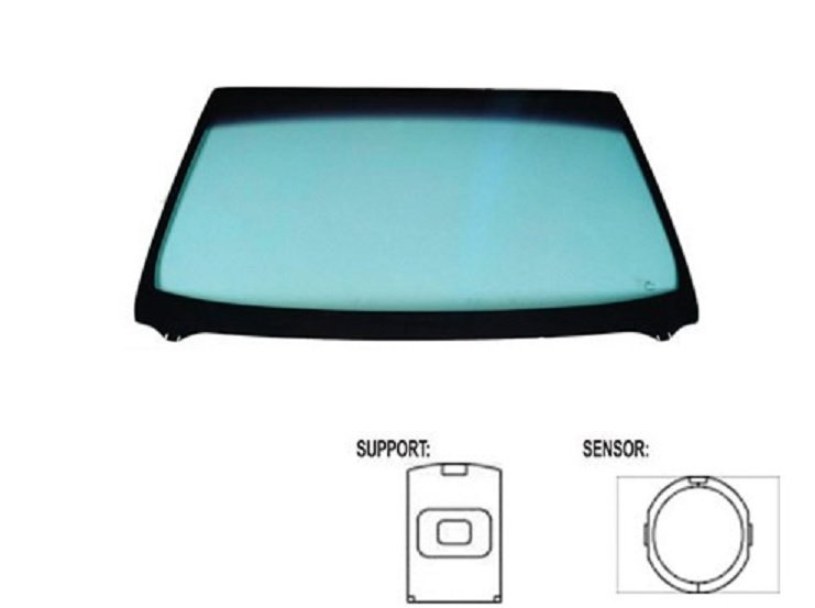 Acceder a la pieza Parabrisas tintado verde control solar sensor