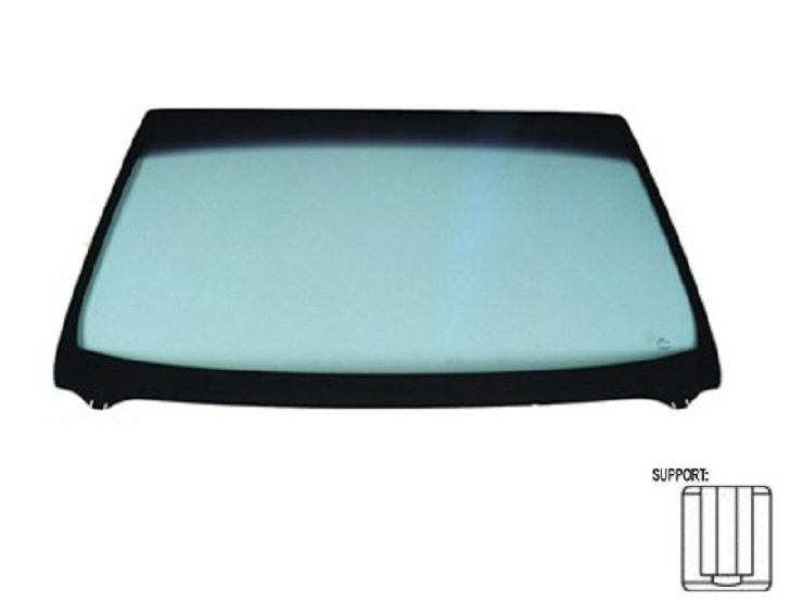 Acceder a la pieza Parabrisas tintado verde control solar + soporte