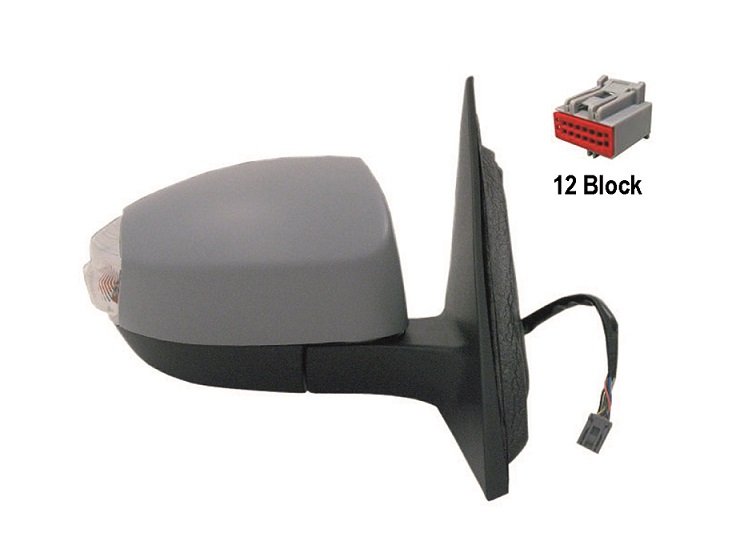 Retrovisor derecho eléctrico, térmico, imprimado + intermitente + cortesía FORD S-MAX  pour FORD S-MAX Retrovisor derecho eléctrico, térmico, imprimado + intermitente + cortesía FORD S-MAX  pour FORD S-MAX