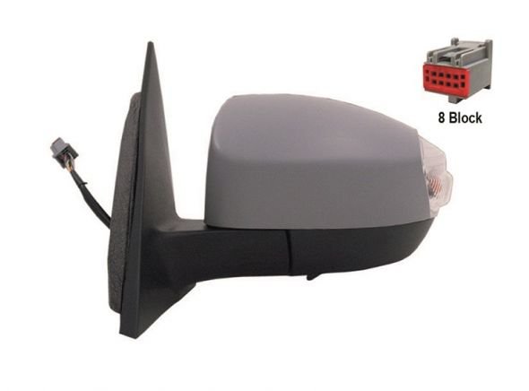 Acceder a la pieza Retrovisor derecho eléctrico, térmico, abatible, imprimado + intermitente + cortesía