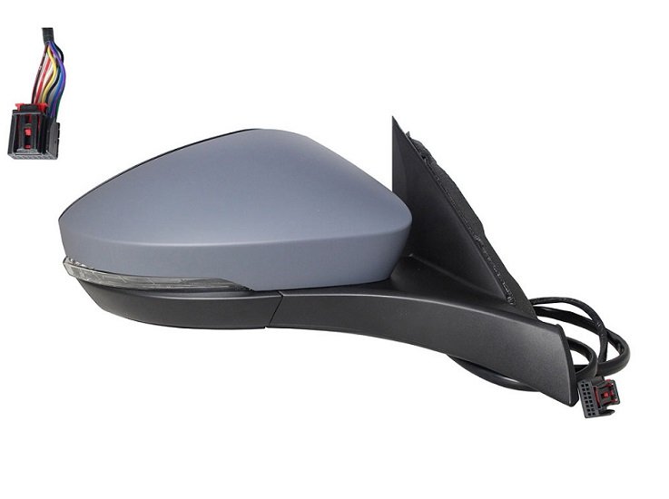 Retrovisor derecho eléctrico, térmico, abatible, imprimado + intermitente + cortesía VOLKSWAGEN T-ROC  pour VOLKSWAGEN T-ROC Retrovisor derecho eléctrico, térmico, abatible, imprimado + intermitente + cortesía VOLKSWAGEN T-ROC  pour VOLKSWAGEN T-ROC