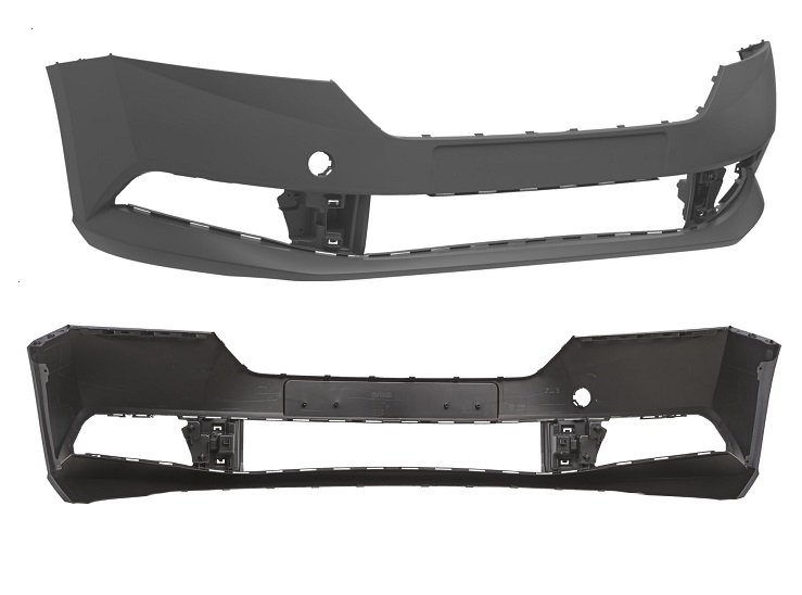 Acceder a la pieza Parachoques delantero negro