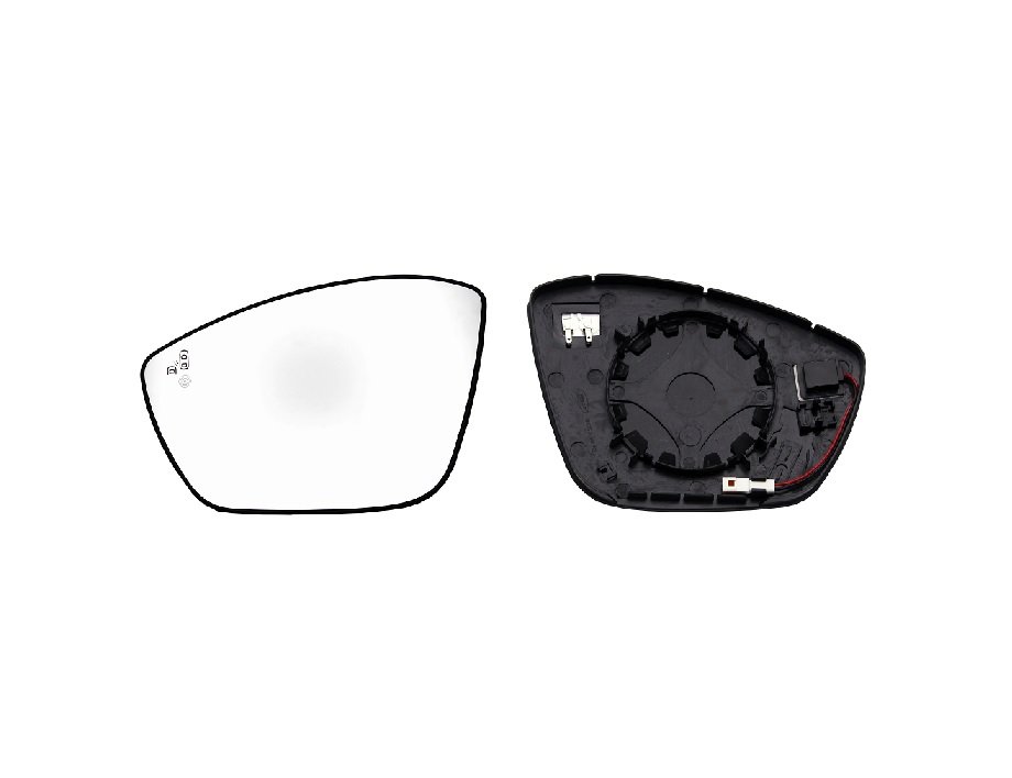 Acceder a la pieza Cristal + soporte retrovisor izquierdo térmico + side