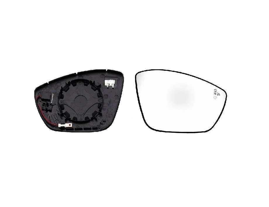 Acceder a la pieza Cristal + soporte retrovisor derecho térmico + side