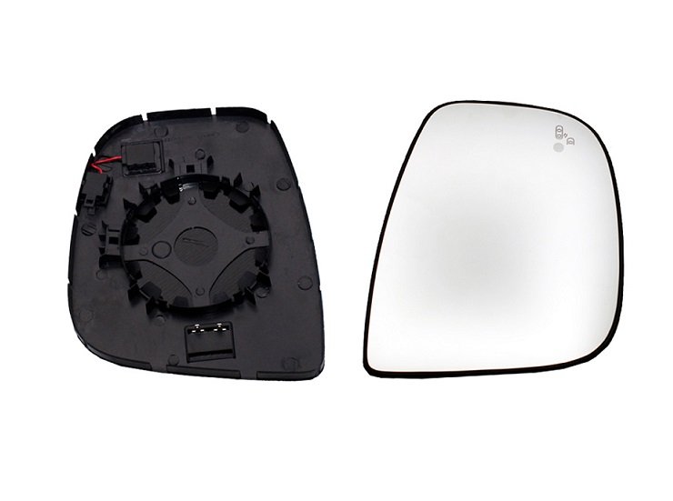 Cristal + soporte retrovisor derecho térmico Safe side CITROEN BERLINGO Convexo, térmico opción Safe side (detector de ángulo muerto) con 2 conectores de 2 pines cada uno. Completo con soporte. Encaje a presión (montaje idéntico al original).  pour CITROEN BERLINGO  Cristal + soporte retrovisor derecho térmico Safe side CITROEN BERLINGO Convexo, térmico opción Safe side (detector de ángulo muerto) con 2 conectores de 2 pines cada uno. Completo con soporte. Encaje a presión (montaje idéntico al original).  pour CITROEN BERLINGO