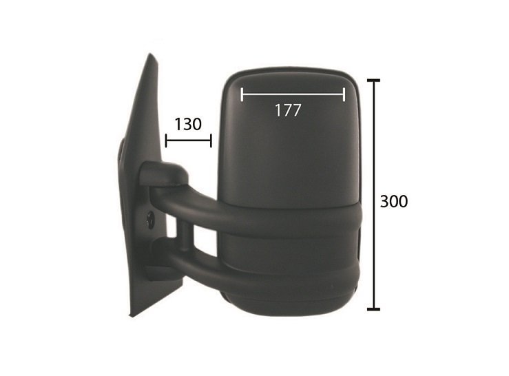 Acceder a la pieza Retrovisor izquierdo manual [Medio]