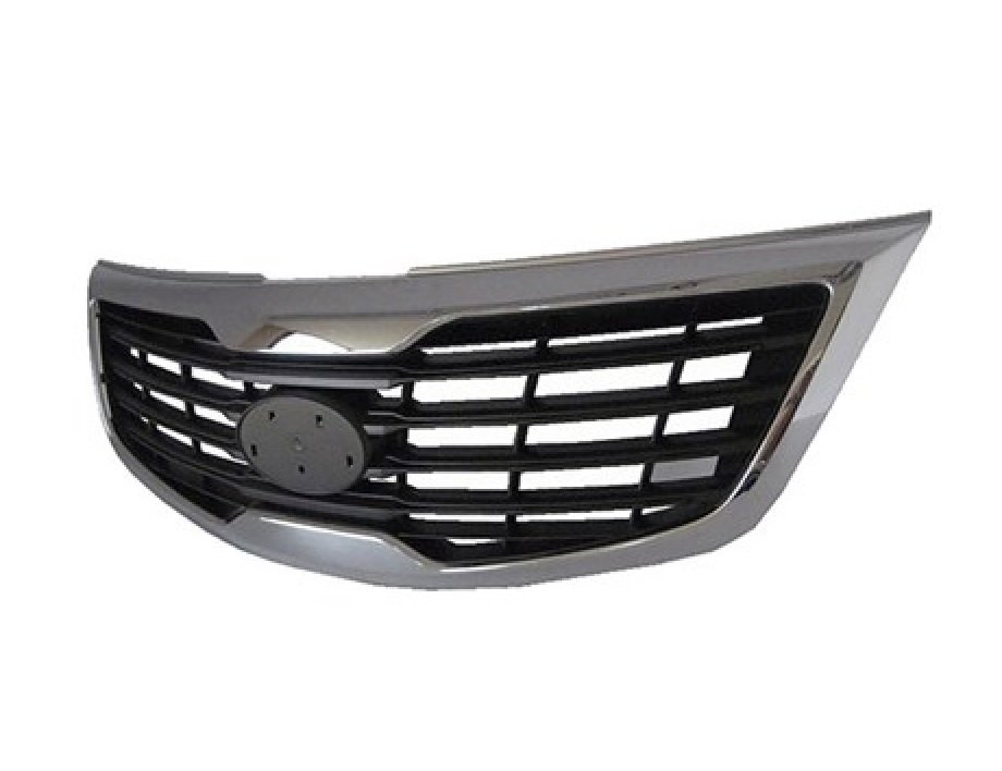 Acceder a la pieza Rejilla frente negra cromada 2013->