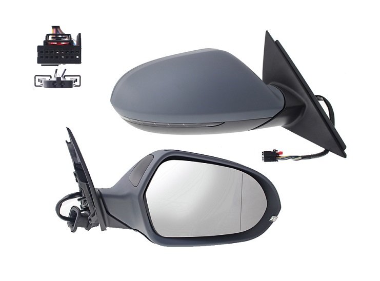 Acceder a la pieza Retrovisor derecho eléctrico, térmico, abatible imprimado + piloto + memoria + BSD [gran ángulo]