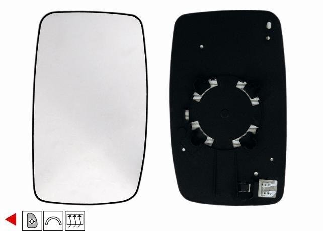 Acceder a la pieza Cristal + soporte retrovisor izquierdo térmico