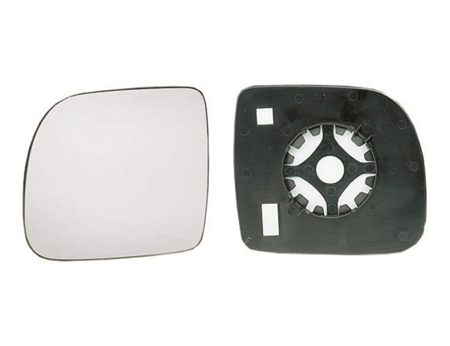 Cristal + soporte retrovisor izquierdo ->01