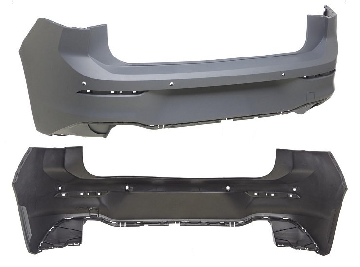 Acceder a la pieza Parachoques trasero imprimado 4 sensores