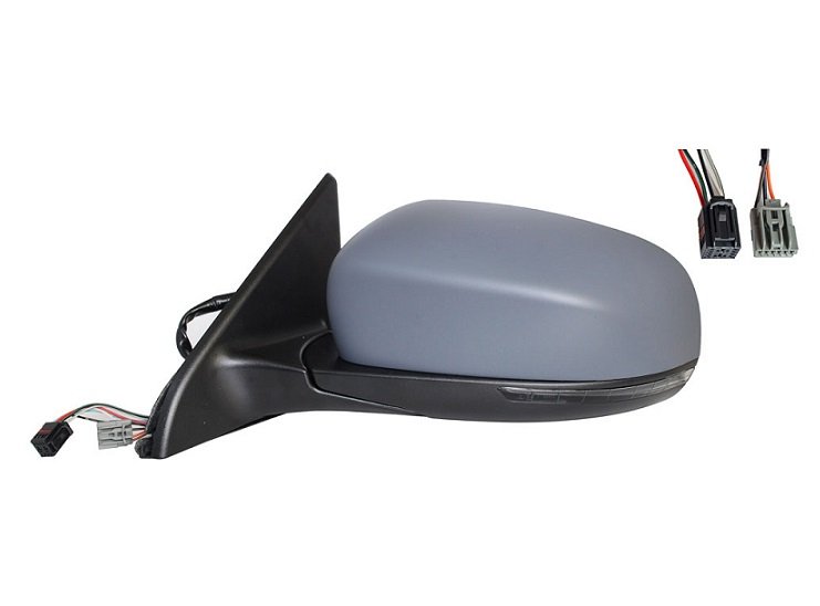 Retrovisor izquierdo eléctrico, térmico, abatible imprimado + intermitente JEEP COMPASS Completo, con carcasa para pintar del color del vehículo, intermitente y cristal asférico (ángulo muerto). Ajuste interior eléctrico, térmico, abatible electricamente  pour JEEP COMPASS Retrovisor izquierdo eléctrico, térmico, abatible imprimado + intermitente JEEP COMPASS Completo, con carcasa para pintar del color del vehículo, intermitente y cristal asférico (ángulo muerto). Ajuste interior eléctrico, térmico, abatible electricamente  pour JEEP COMPASS