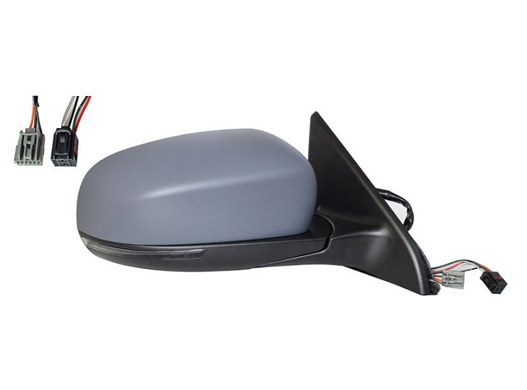 Retrovisor derecho eléctrico, térmico, abatible imprimado + intermitente + cortesía gran ángulo JEEP COMPASS  pour JEEP COMPASS Retrovisor derecho eléctrico, térmico, abatible imprimado + intermitente + cortesía gran ángulo JEEP COMPASS  pour JEEP COMPASS