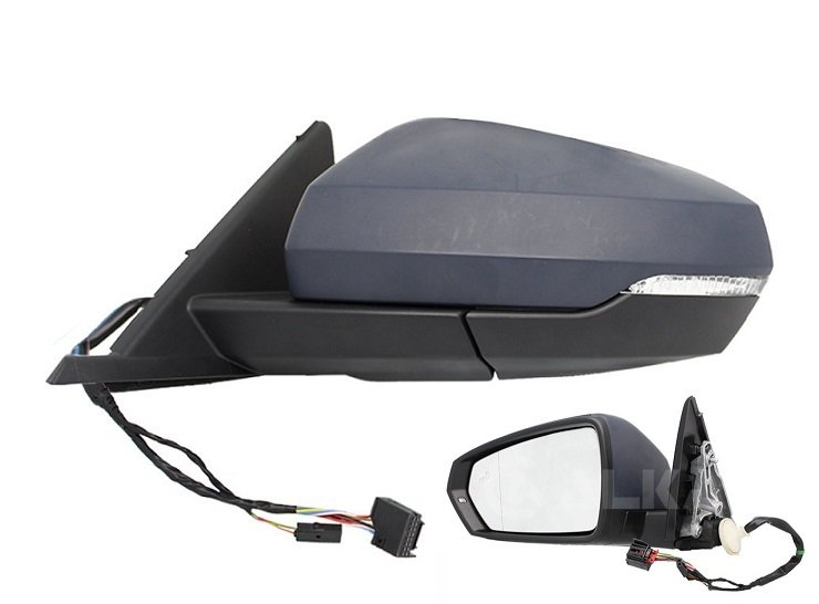 Acceder a la pieza Retrovisor izquierdo eléctrico, térmico, abatible, imprimado + piloto + BSD [gran ángulo]