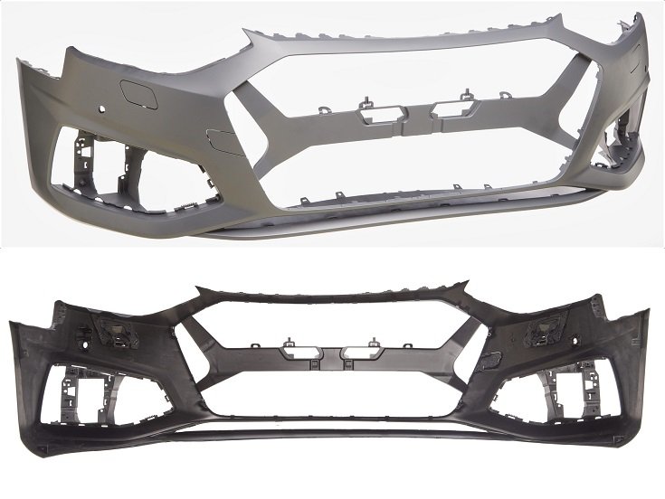 Parachoques delantero imprimado lavafaros + 2 sensores AUDI A4  pour AUDI A4 Parachoques delantero imprimado lavafaros + 2 sensores AUDI A4  pour AUDI A4