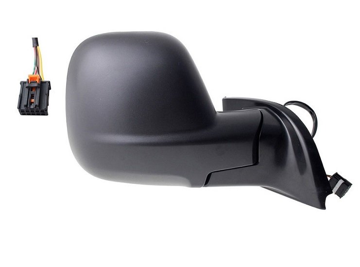 Retrovisor derecho eléctrico, térmico, abatible + sonda PEUGEOT PARTNER Completo con carcasa negra y cristal convexo. Ajuste interior eléctrico, térmico, abatible eléctricamente con sonda temperatura exterior y 2 Conectores (7 pins y 2 pins).  pour FIAT ULYSSE Retrovisor derecho eléctrico, térmico, abatible + sonda PEUGEOT PARTNER Completo con carcasa negra y cristal convexo. Ajuste interior eléctrico, térmico, abatible eléctricamente con sonda temperatura exterior y 2 Conectores (7 pins y 2 pins).  pour FIAT ULYSSE