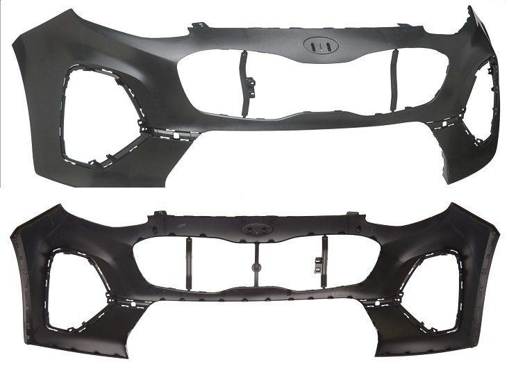 Acceder a la pieza Parachoques delantero negro