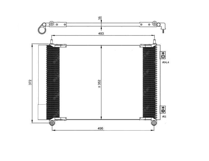 Acceder a la pieza Condensador de climatización 1,6L - 2,0L 16V T.Spark