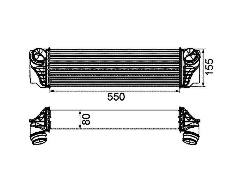 Refrigerador intercambiador aire gasolina 3,0L BMW SERIE 5  pour BMW SERIE 5 Refrigerador intercambiador aire gasolina 3,0L BMW SERIE 5  pour BMW SERIE 5
