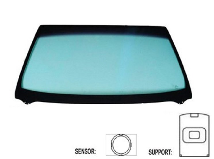 Acceder a la pieza Parabrisas tintado verde sensor