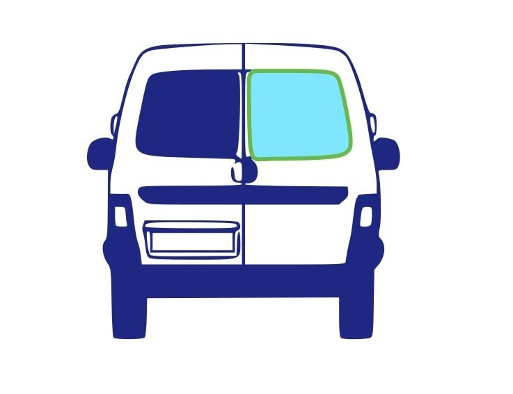 Acceder a la pieza Luneta trasera derecha fria tintado verde