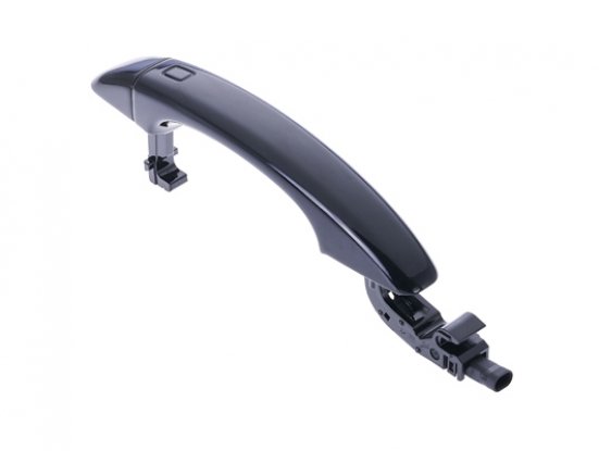 Acceder a la pieza Manilla delantera/derecha reversible imprimada negra con boton y sensor