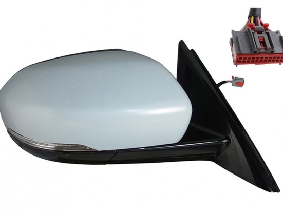 Retrovisor derecho eléctrico imprimado convexo, térmico, abatible + intermitente + cortesía (8 pins) LAND ROVER EVOQUE  pour LAND ROVER EVOQUE Retrovisor derecho eléctrico imprimado convexo, térmico, abatible + intermitente + cortesía (8 pins) LAND ROVER EVOQUE  pour LAND ROVER EVOQUE
