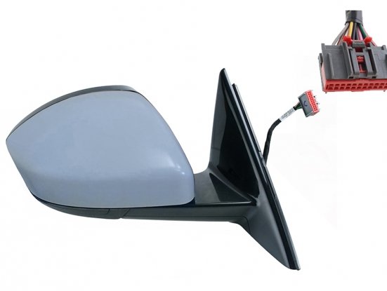 Retrovisor derecho eléctrico, imprimado, térmico, convexo, abatible + intermitente + cortesía + memoria (12 pins) LAND ROVER EVOQUE  pour LAND ROVER EVOQUE Retrovisor derecho eléctrico, imprimado, térmico, convexo, abatible + intermitente + cortesía + memoria (12 pins) LAND ROVER EVOQUE  pour LAND ROVER EVOQUE