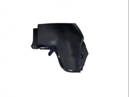 Acceder a la pieza Punta derecha parachoques trasero negra lisa a imprimar