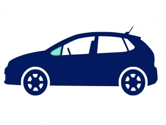 Acceder a la pieza Ventanilla lateral fija delantera lateral izquierda tintado verde