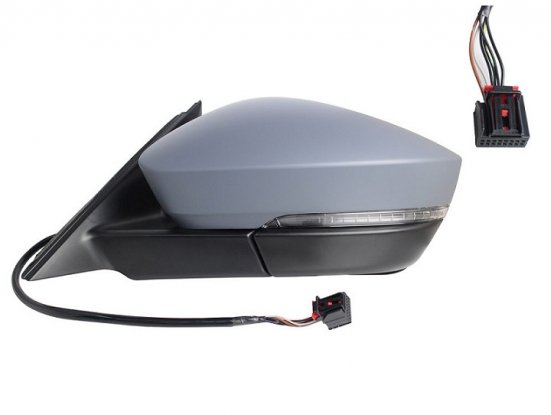 Retrovisor izquierdo eléctrico, térmico imprimado + piloto SKODA KODIAQ Completo, con carcasa para pintar del color del vehículo, cristal convexo y intermitente. Ajuste interior eléctrico, térmico, abatible manualmente con conector 6 pins. Retrovisores  pour SKODA KODIAQ Retrovisor izquierdo eléctrico, térmico imprimado + piloto SKODA KODIAQ Completo, con carcasa para pintar del color del vehículo, cristal convexo y intermitente. Ajuste interior eléctrico, térmico, abatible manualmente con conector 6 pins. Retrovisores  pour SKODA KODIAQ