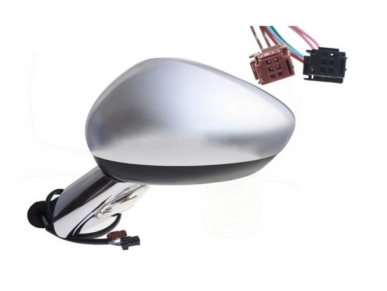Retrovisor izquierdo eléctrico, imprimado, térmico + piloto + carcasa y soporte cromados pour CITROEN DS3  Retrovisor izquierdo eléctrico, imprimado, térmico + piloto + carcasa y soporte cromados pour CITROEN DS3