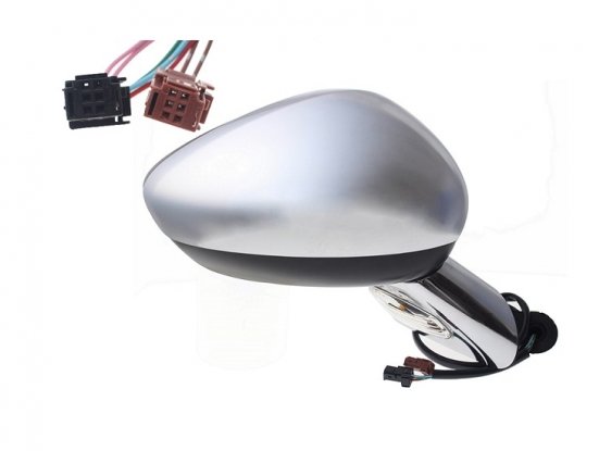 Retrovisor derecho eléctrico, térmico, carcasa y soporte cromados + piloto + sonda pour CITROEN DS3  Retrovisor derecho eléctrico, térmico, carcasa y soporte cromados + piloto + sonda pour CITROEN DS3