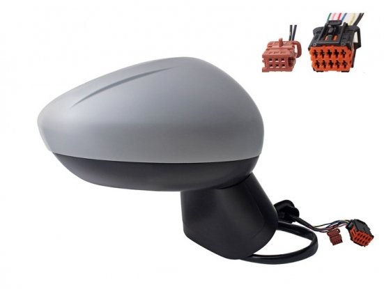 Retrovisor derecho eléctrico, térmico, abatible imprimado + sonda + side OPEL CROSSLAND Completo, con carcasa para pintar del color del vehículo y cristal convexo. Ajuste interior eléctrico, térmico, abatible eléctricamente con sonda de temperatura exteri pour OPEL CROSSLAND Retrovisor derecho eléctrico, térmico, abatible imprimado + sonda + side OPEL CROSSLAND Completo, con carcasa para pintar del color del vehículo y cristal convexo. Ajuste interior eléctrico, térmico, abatible eléctricamente con sonda de temperatura exteri pour OPEL CROSSLAND