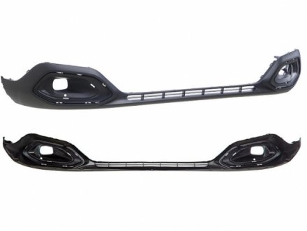 Acceder a la pieza Parachoques delantero inferior negro