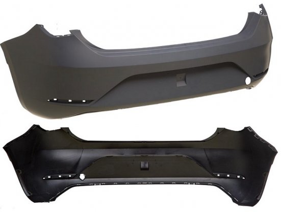 Acceder a la pieza Parachoques trasero imprimado