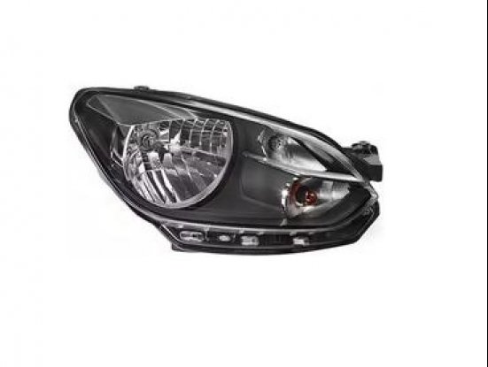 Acceder a la pieza Faro derecho H4 negro - borde negro (sin motor)