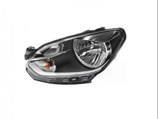 Acceder a la pieza Faro izquierdo H4 negro - borde cromado (sin motor)