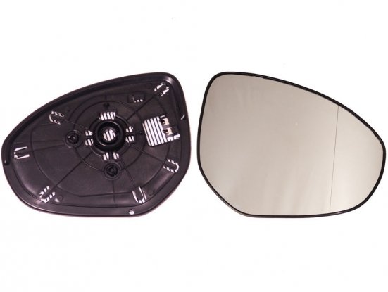 Acceder a la pieza Cristal + soporte retrovisor derecho convexo térmico cromado