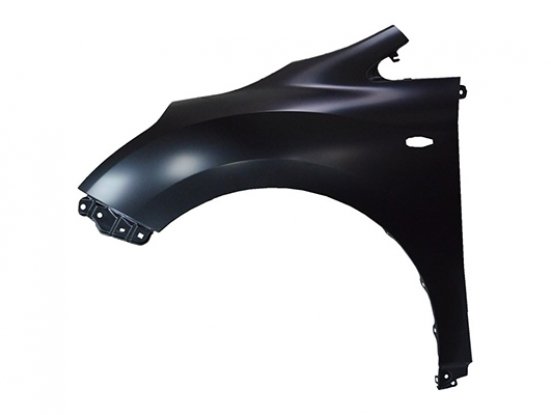 Acceder a la pieza Aleta delantera izquierda con agujeros piloto 