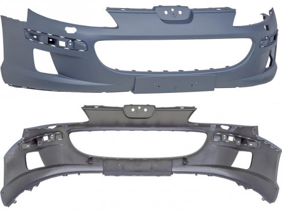 Parachoques delantero imprimado para lava-faros PEUGEOT 407  pour PEUGEOT 407 Parachoques delantero imprimado para lava-faros PEUGEOT 407  pour PEUGEOT 407