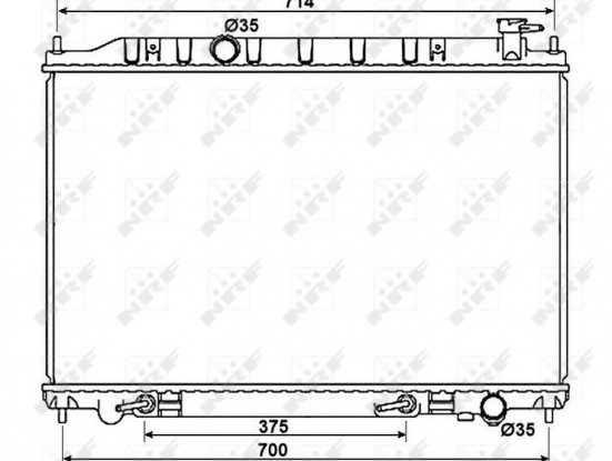 Radiador agua 3.5L NISSAN MURANO  pour NISSAN MURANO Radiador agua 3.5L NISSAN MURANO  pour NISSAN MURANO