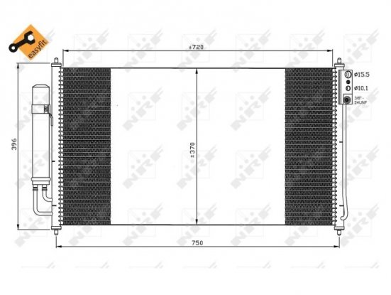 Acceder a la pieza Condensador de climatización 3.5